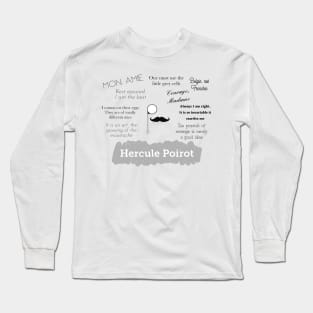 Hercule Poirot Long Sleeve T-Shirt